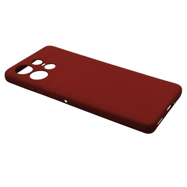 Imagem de Capa Case Capinha Silicone Aveludada Vermelho Para Motorola Edge 50 Pro XT2403 6.7