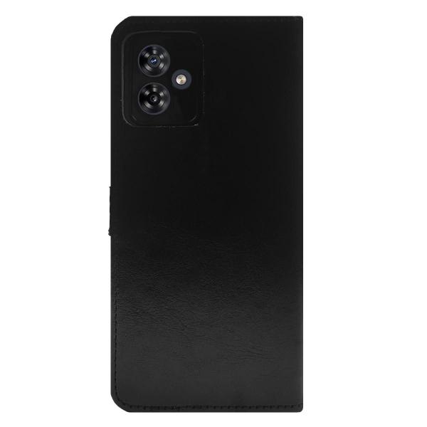 Imagem de Capa Case Carteira material sintético Preto + Película De Hydrogel HD Para Moto G54 XT2343 6.5  - Luiza Cell25