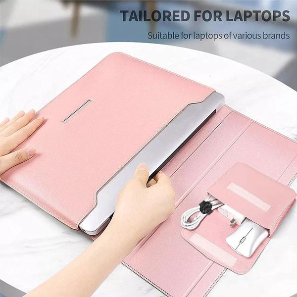 Imagem de Capa Case Com Suporte Compativel com Macbook Air Pro 13 M1 M2 A2337 A2338 A2442 A2779 Marrom