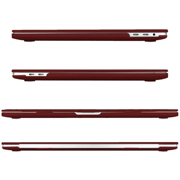 Imagem de Capa Case Compativel com Macbook PRO 13" TOUCHBAR A1706 A1708 A2159 A2289 A2251 A2338 CHIP M1 - MARSALA