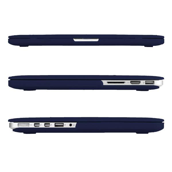 Imagem de Capa Case Compativel com Macbook PRO 15" RETINA A1398 2012 a 2015 - AZUL MARINHO FOSCO