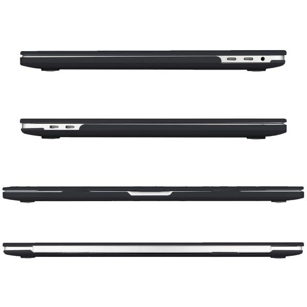 Imagem de Capa Case Compativel com Macbook PRO 15" TOUCHBAR A1707 A1990 2016 a 2021 - PRETO FOSCO