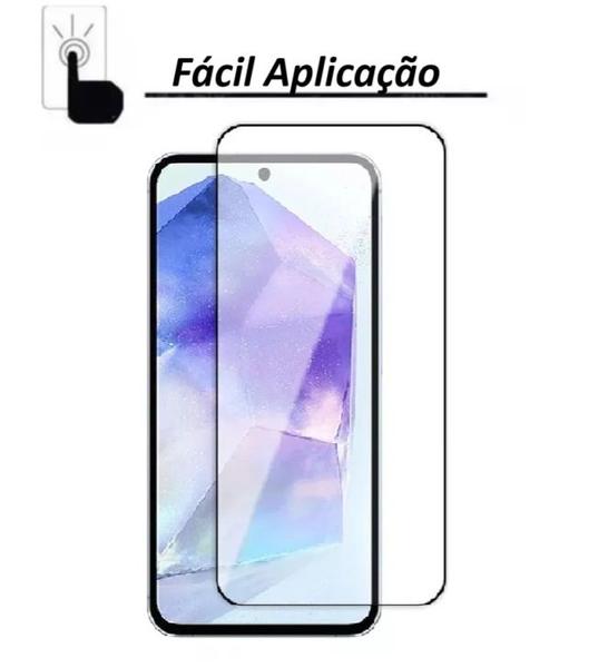 Imagem de Capa Case Couro Carteira + Pelicula vidro 3d Samsung Galaxy M35