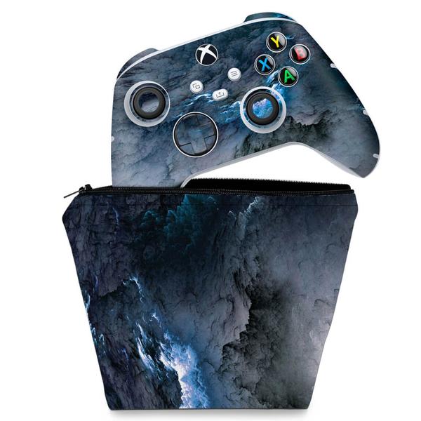 Imagem de Capa Case e Skin Compatível Xbox Series S X Controle - Abstrato 91