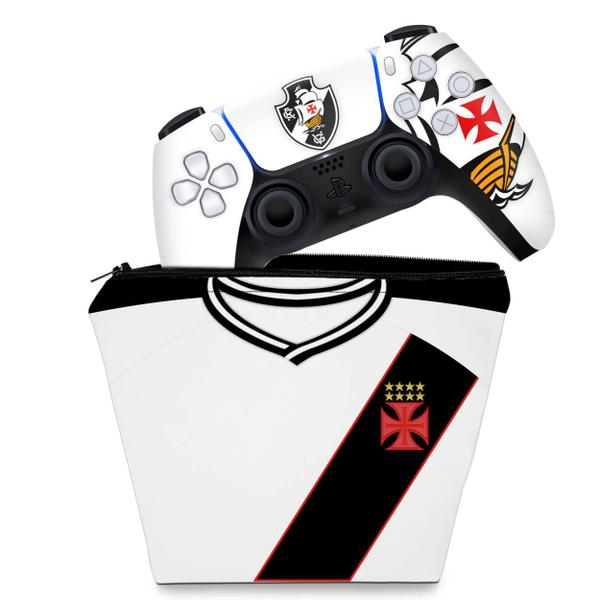 Imagem de Capa Case e Skin PS5 Controle Adesivo - Vasco B