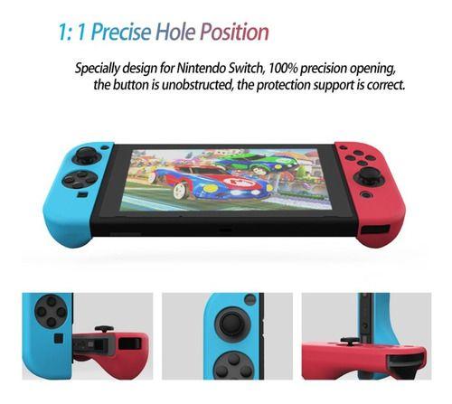 Imagem de Capa Case Gamer Protetora De Silicone Nintendo Switch Joycon