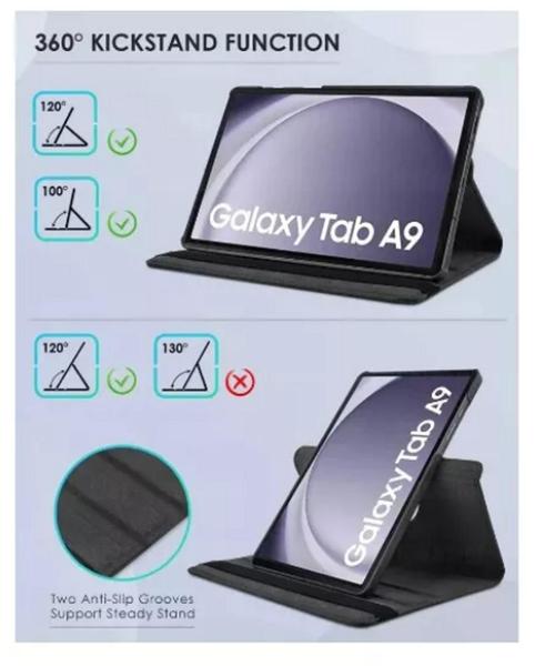 Imagem de Capa Case Giratória Protetora Para Tablet Galaxy A9+ 5g Tela 11