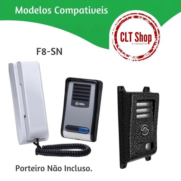 Imagem de Capa Case Moldura de Proteção Para Interfone F8-SN HDL 