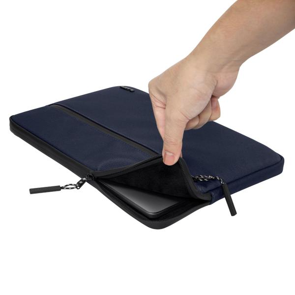 Imagem de Capa case para Macbook 14 polegadas Cordura zíper a prova d'água Urban Sleeve azul marinho Laut