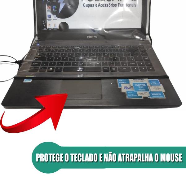 Imagem de Capa Case Para Notebook Asus Tela 14 com Protetor de Teclado Antipoeira  Impermeável