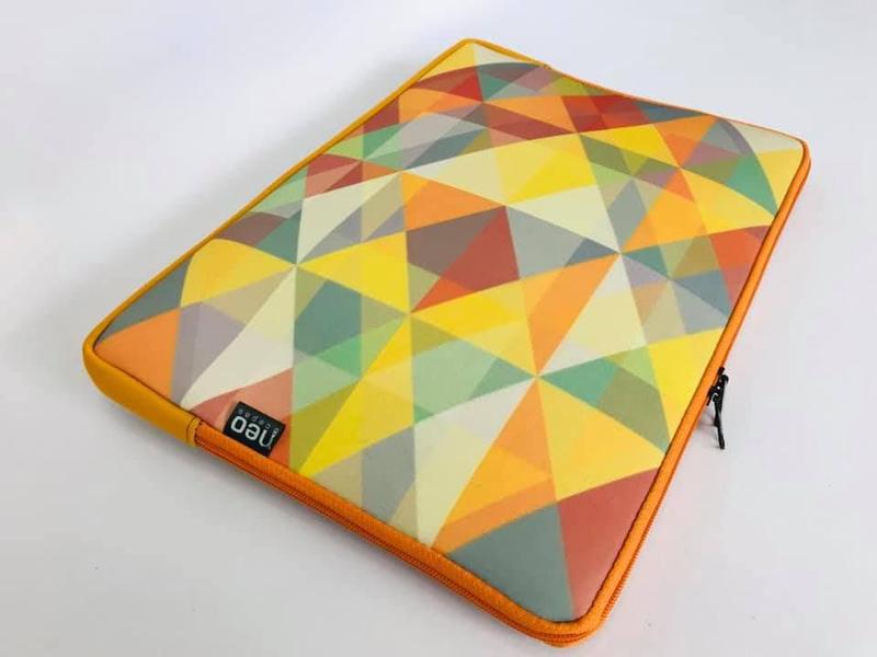 Imagem de Capa Case Para Notebook Laranja 15.6 Estampada Luva