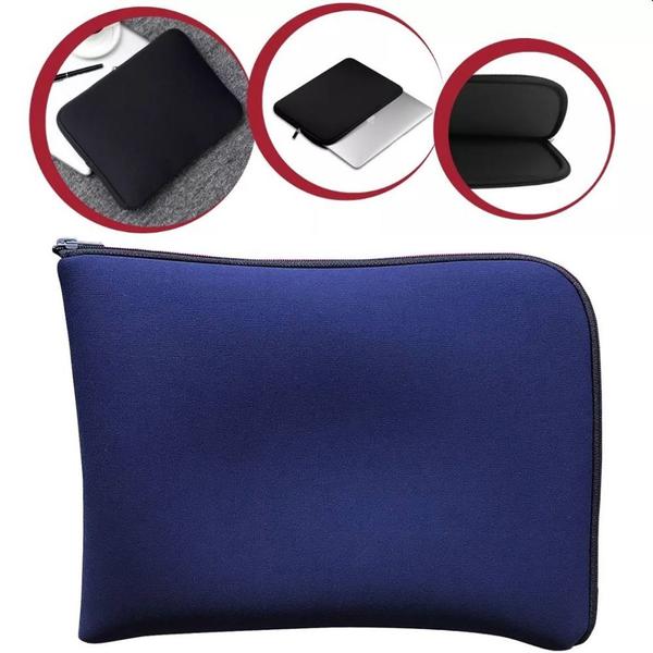 Imagem de Capa Case Para Notebook Macbook Samsung LG Dell Neoprene Universal 17.3/15.6/14.1/13.3