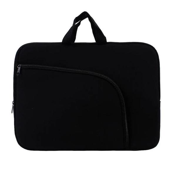 Imagem de Capa Case para Notebook Neoprene com Bolso Externo Zíper Alça 15,6 Polegadas