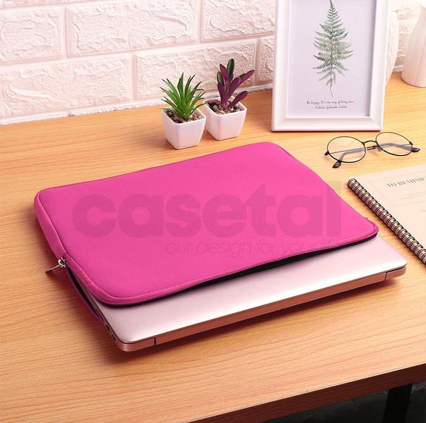 Imagem de Capa Case Pasta Maleta Para Notebook de Neoprene 11 11.6 Polegadas Rosa Pink