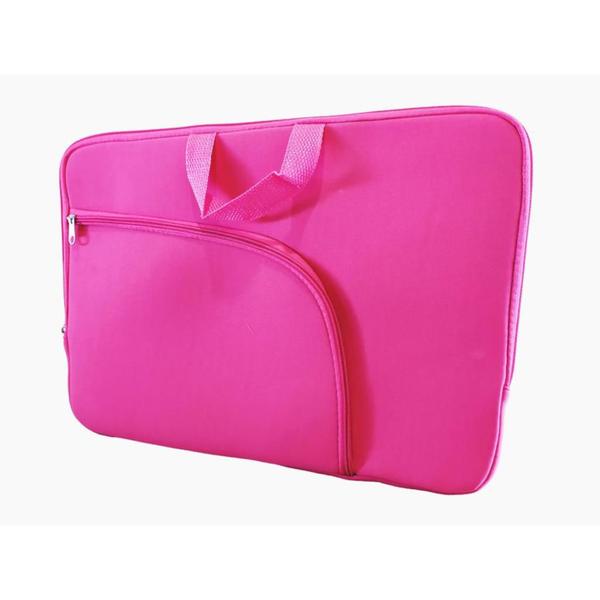 Imagem de Capa Case Pasta Notebook Com Bolso 15-15,6 Rosa/Preta