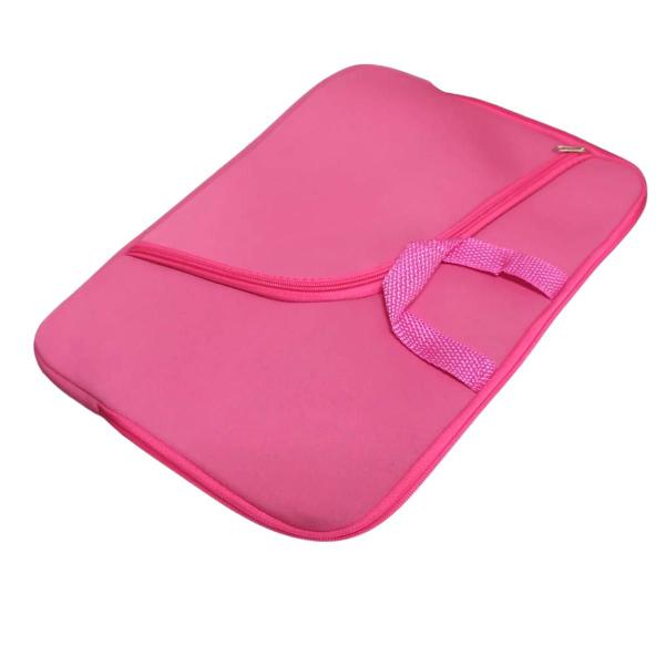 Imagem de Capa Case Pasta Notebook Com Bolso 15-15,6 Rosa/Preta