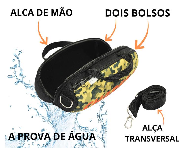 Imagem de Capa Case Proteção Estojo Para Som Flip 6 Com Alça e Bolso Nova