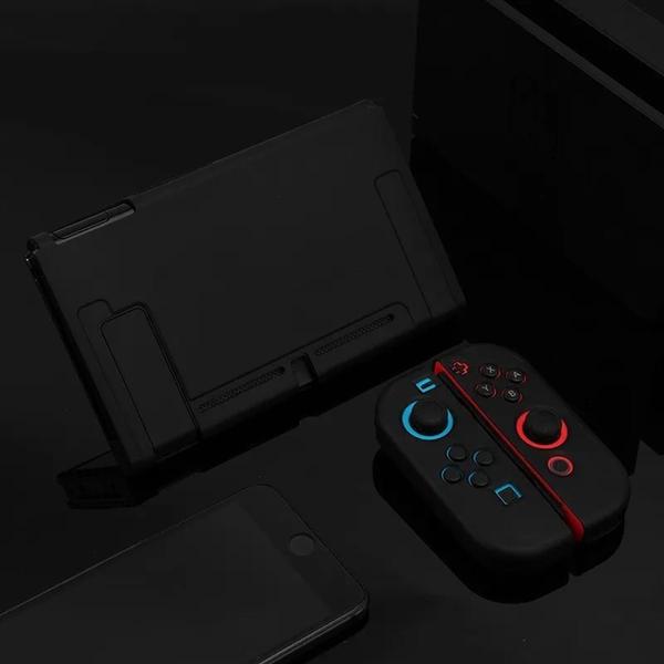 Imagem de Capa Case Proteção Grip Joycon Tpu Macio Compativel com Nintendo Switch Padrao