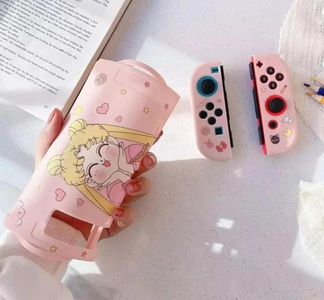 Imagem de Capa Case Proteção Tpu Macio Joycon Grip Compativel com Nintendo Switch