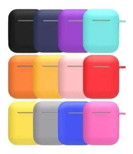 Imagem de Capa Case Protetora Anti Impacto Silicone Para AirPods 1 2