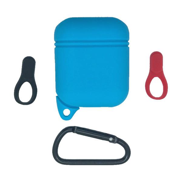 Imagem de Capa case protetora Cico nova de silicone Para Airpods Azul