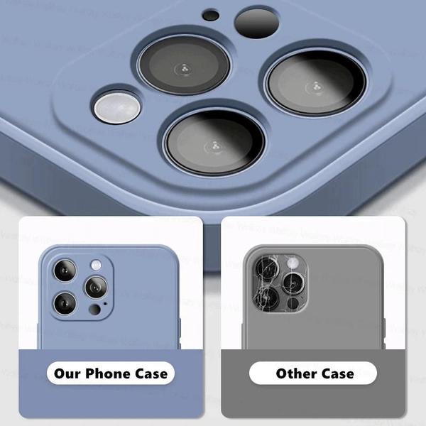 Imagem de Capa Case Silicone Para iPhone 15 Todos + Pelicula Vidro 9D