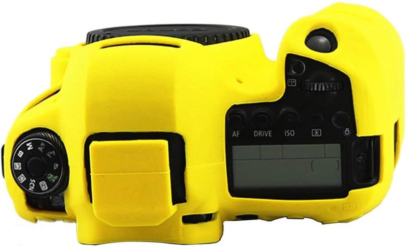 Imagem de Capa / Case Silicone Proteção Canon EOS 6D Mark II Amarelo