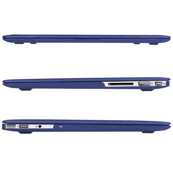 Imagem de Capa Case Slim Compativel com Macbook AIR 13" A1466 / A1369 / MQD32BZ-A de 2010 à 2017 AZUL MARINHO FOSCO