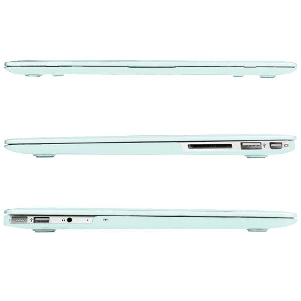 Imagem de Capa Case Slim Compativel com Macbook AIR 13" A1466 / A1369 / MQD32BZ-A de 2010 à 2017 VERDE AGUA FOSCO