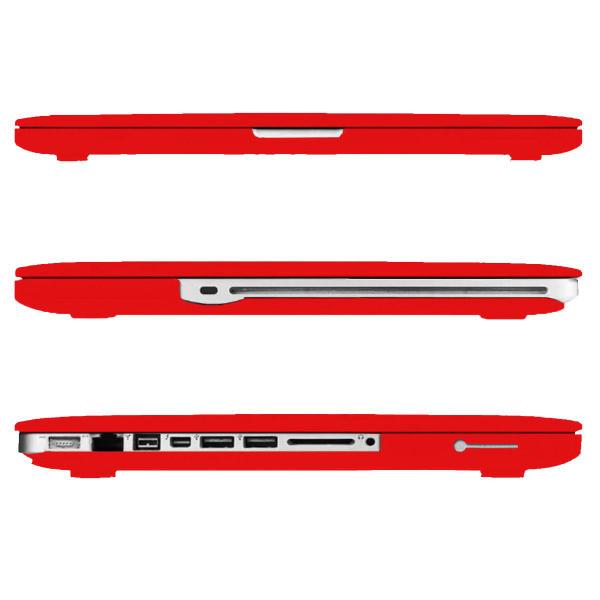 Imagem de Capa Case Slim Compativel com Macbook PRO 13" A1278 com Drive de CD/DVD - VERMELHO FOSCO