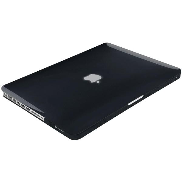 Imagem de Capa Case Slim Compativel com Macbook PRO 15" A1286 com Drive de CD/DVD - PRETO BLACK CRISTAL