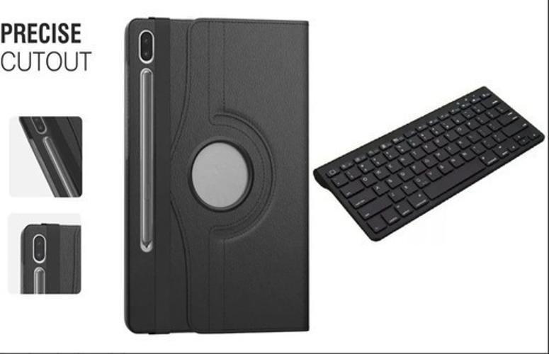 Imagem de Capa Case Tablet Giratória Tab S7 Fe 12.4 + Teclado