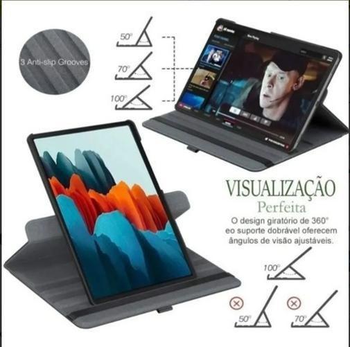 Imagem de Capa Case Tablet Giratória Tab S7 Fe 12.4 + Teclado