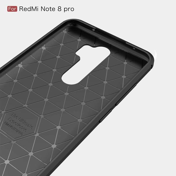 Imagem de Capa Case Xiaomi Redmi Note 8 Pro (Tela 6.53) Carbon Fiber Anti Impacto