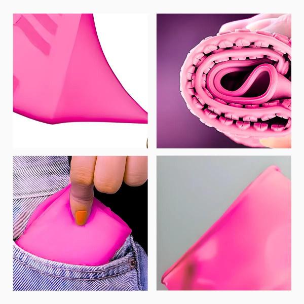 Imagem de Capa Chuva Calçados Silicone Protetor de Sapato - M Rosa