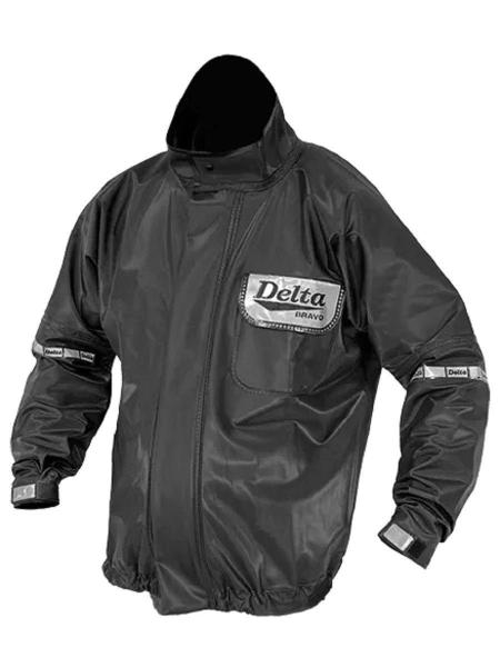 Imagem de Capa chuva pvc delta bravo preta masculina motociclista