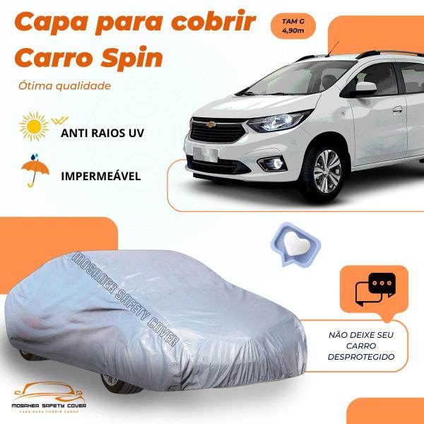 Imagem de Capa Cobrir Carro Chevrolet Spin Com Proteção Impermeável