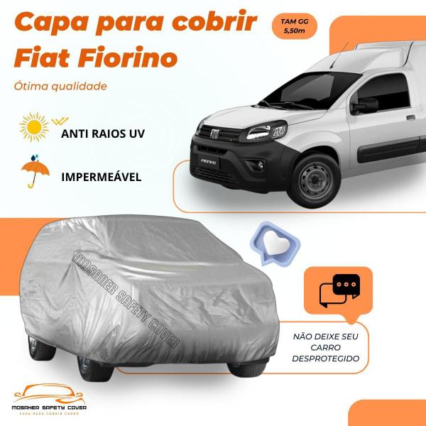 Imagem de Capa Cobrir Carro Fiat Fiorino Ótima Proteção Impermeável