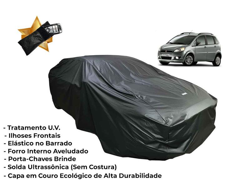 Imagem de Capa Cobrir Carro Fiat Idea Impermeável Forrada