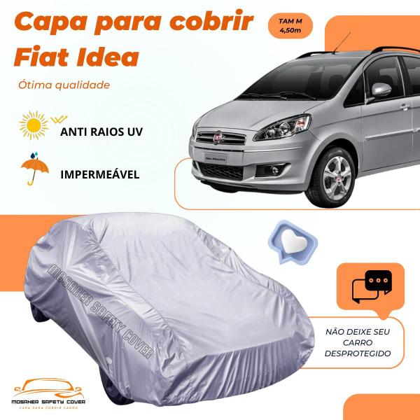 Imagem de Capa Cobrir Carro Fiat Idea Proteção e Qualidade Impermeável