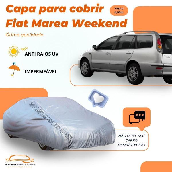 Imagem de Capa Cobrir Carro Fiat Marea Wekeend Proteção Impermeável