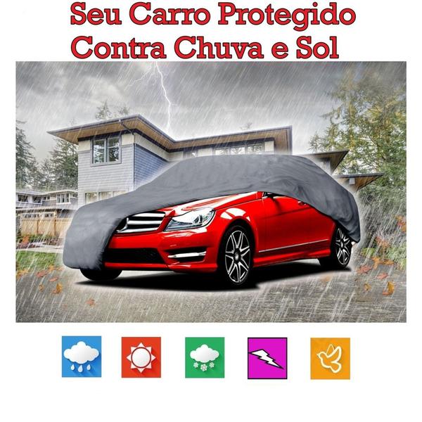 Imagem de Capa Cobrir Carro Fiat Siena Forrada e 100% Impermeável