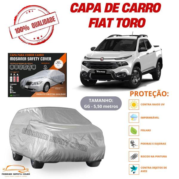 Imagem de Capa Cobrir Carro Fiat Toro Proteção e Qualidade Impermeável