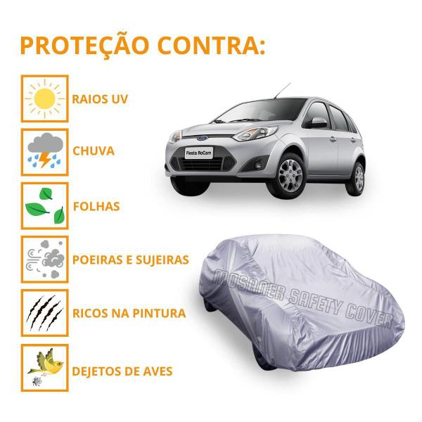 Imagem de Capa Cobrir Carro Fiesta Rocam Hatch Proteção Impermeável