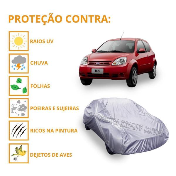 Imagem de Capa Cobrir Carro Ford Ka Proteção Com Qualidade Impermeável