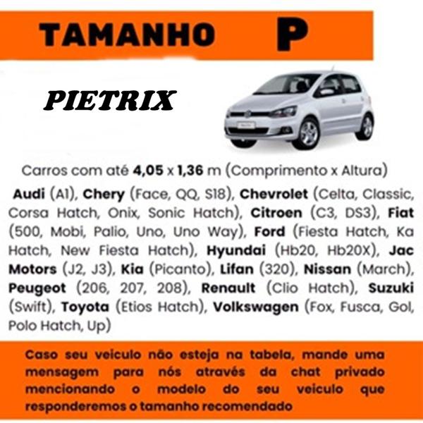 Capa Cobrir Carro Forrada 100% Impermeável Grossa UNO -PIETRIX Ss Imagem de Capa Cobrir Carro Forrada 100% Impermeável Grossa UNO -PIETRIX Ss