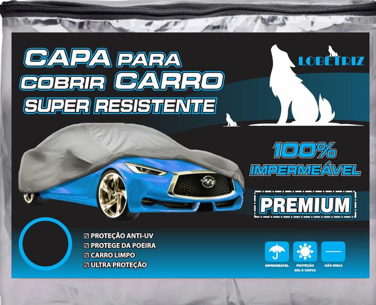 Imagem de Capa cobrir carro HB20 100% Impermeável Proteção Total LOBETRIZ