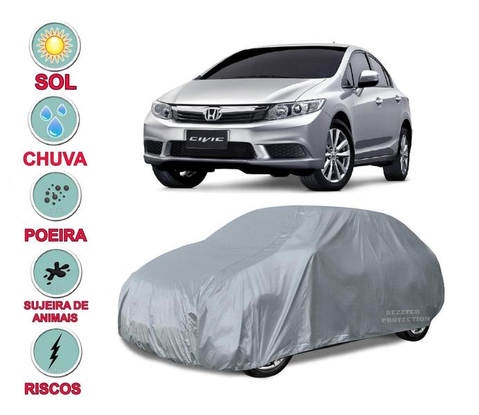 Imagem de Capa Cobrir Carro Honda Civic 100% Impermeável Proteção Total Bezzter Protection