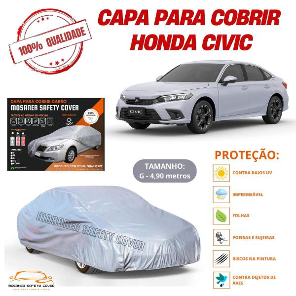 Imagem de Capa Cobrir Carro Honda Civic Protege Qualidade Impermeável