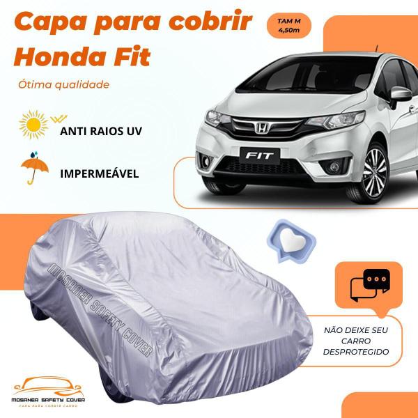 Imagem de Capa Cobrir Carro Honda Fit Proteção Qualidade Impermeável